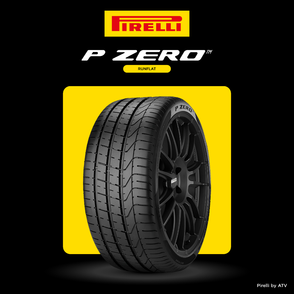 [ติดตั้งฟรี] PIRELLI ยางรถยนต์ ขอบ 18"-20" รุ่น P ZERO/PZ-4 (Runflat) (4 เส้น) (สอบถามสต็อกก่อนสั่งซื้อ)