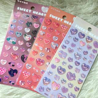 sticker สติ๊กเกอร์ไดคัทเคลือบกลิตเตอร์ สติ๊กเกอร์แต่งเฟรมการ์ดไดอารี่🫧