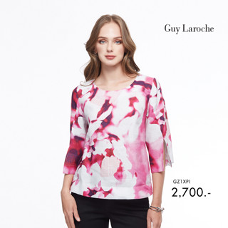 Guy Laroche เสื้อผู้หญิง  แขนยาว ,เสื้อเบลาส์ สีชมพู (GZ1XPI)