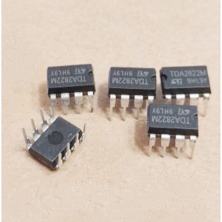 1Pcs, TDA2822M DIP8  TDA2822 DIP  2822M DIP-8 DUAL LOW-VOLTAGE POWER AMPLIFIER IC ยี่ห้อ ST  ครับ