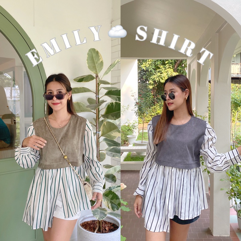 19JAN.STUDIO : EMILY SHIRT 💕เสื้อเชิ้ตรุ่นใหม่ สไตล์เกาหลี