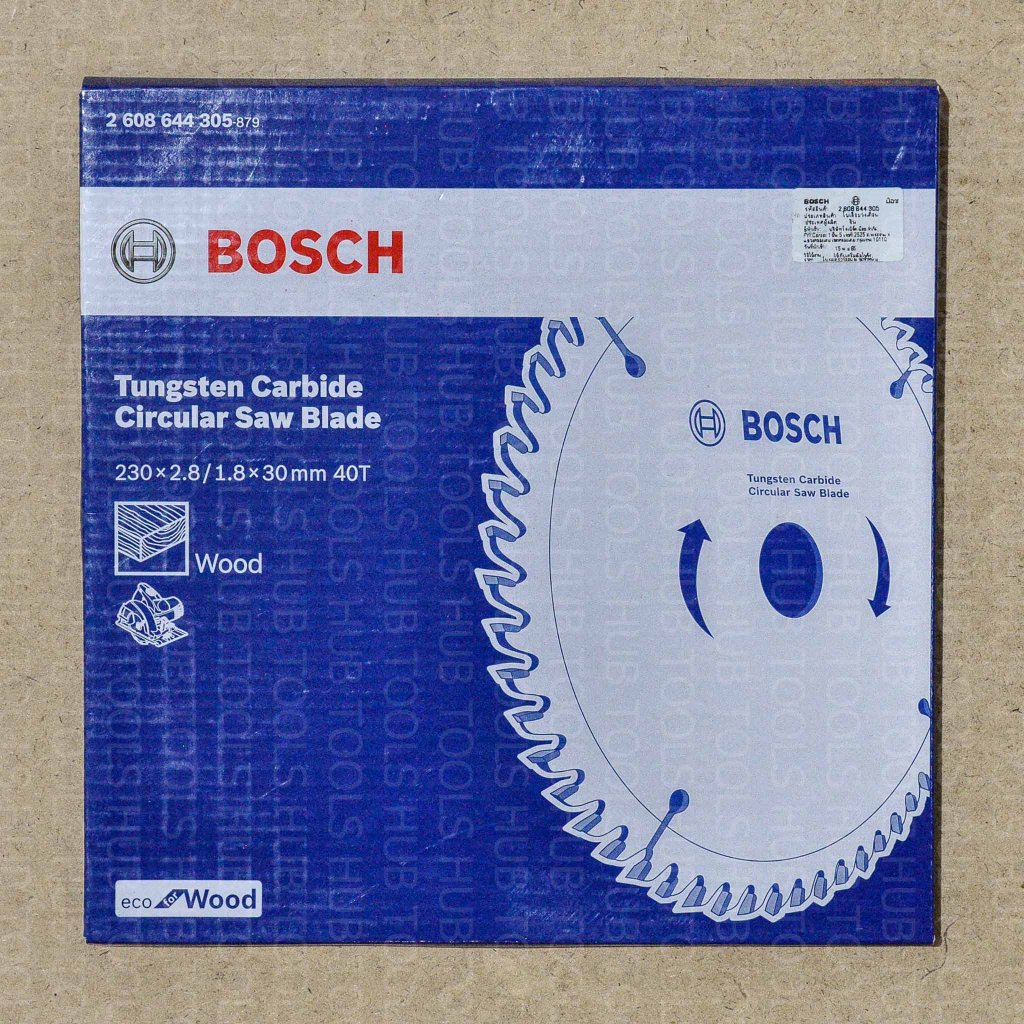 Bosch ใบเลื่อยวงเดือนตัดไม้ Eco 9" x 40T /60T ขนาดรู 30mm. #2608644305 #2608644306 (ของแท้)