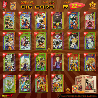 *พร้อมส่ง* Dragonball Z Big Card ระดับ R Diamond  การ์ดโฮโลแกรม  Part 2 by Oden-Ya (แถมการ์ด N ให้อีก 1 ใบ คละลาย)