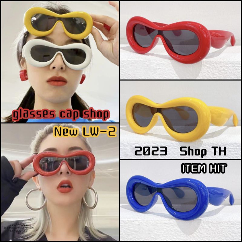 New LW-2 Y2K แว่นตาแฟชั่น แว่นตากันแดด ทรงใหม่ [[ร้านในไทย Glasses Cap Shop]]