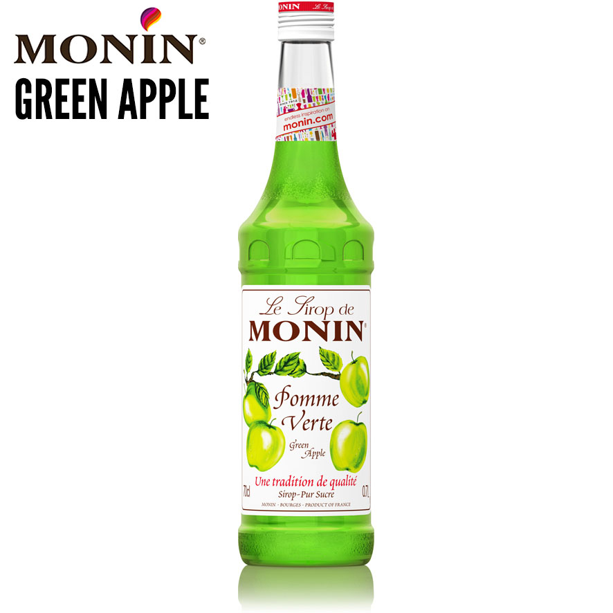 โมนิน ไซรัป Green Apple (Monin Syrup Green Apple) 700 ml.