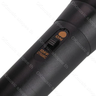 6.5mm ไมค์พร้อมสาย ไมโครโฟน ร้องเพลง พูด คาราโอเกะ Professional Dynamic Microphone ไมค์สาย ไมล์ karaoke