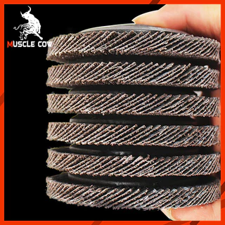 MUSCLE COW กระดาษทรายเรียงซ้อน กระดาษทรายซ้อน หลังแข็ง 4 นิ้ว เบอร์ 40 60 80 100 กระดาษทรายซ้อน ผ้าทรายเรียงซ้อน
