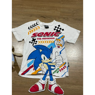 เสื้อยืดเด็กผู้ชายsonic size 4-6y