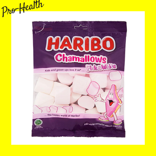 Haribo Chamallows Pink&White Party ฮาริโบ้ มาร์ชเมลโล่ นำเข้าจากตุรกี มี 2 ขนาด (70/150กรัม) trolli 