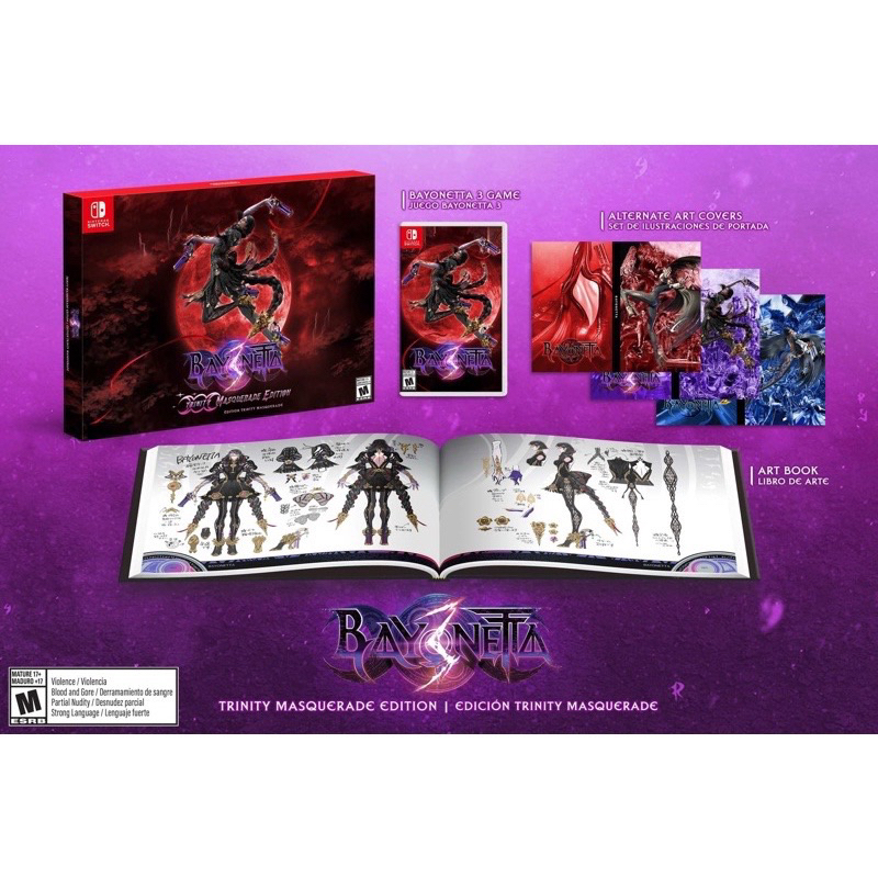 (มือ1 พร้อมส่ง!!) NSW : Bayonetta 3 Trinity Masquerade Edition | Eng