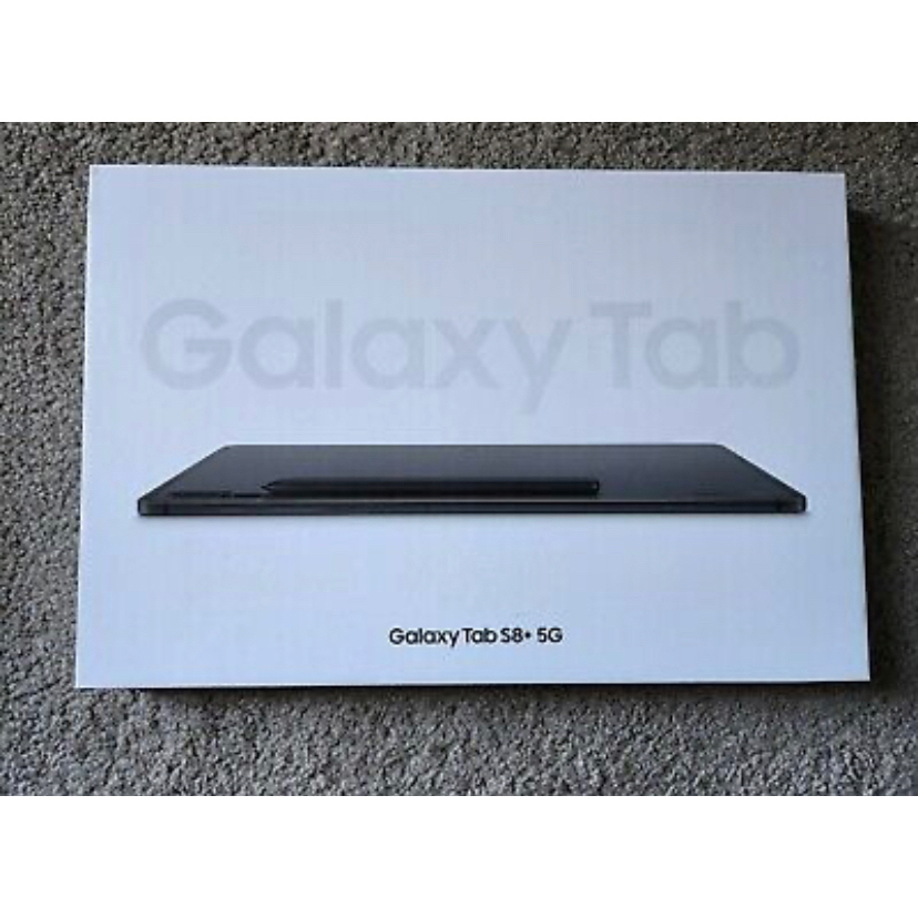 Samsung Galaxy Tab S8+ Plus 5G 256GB with Book Cover Keyboard