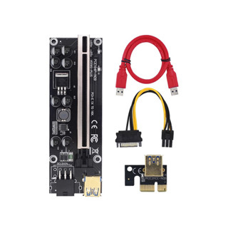 ตัวขยายการ์ดจอ PCI-E อแดปเตอร์ USB3.0 การ์ดอะแดปเตอร์ PCIE 1X ถึง 16X สำหรับทำเหมืองบิทคอย