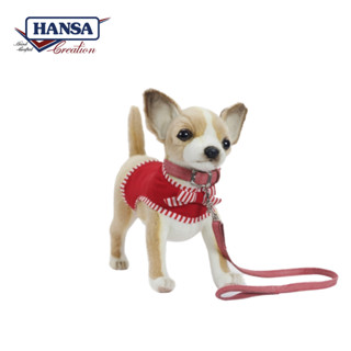 6383 Chihuahua W/Red - ตุ๊กตาหมาชิวาว่าเสื้อแดง