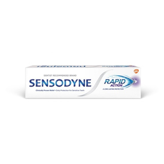 ยาสีฟัน SENSODYNE RAPID ACTION100กรัม Exp:13/12/2024 ลดอาการเสียวฟัน