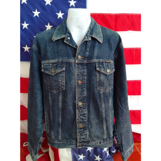 แจ็คเก็ตยีนส์มือ2 Wrangler jacket jeans Vintage (Size XL)