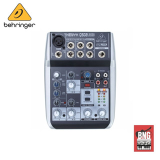 BEHRINGER XENYX Q502USB มิกเซอร์อนาล็อค ขนาด 5 แชนแนล ใช้งานง่าย ฟังก์ชันครบครัน คุณภาพดีเยี่ยม