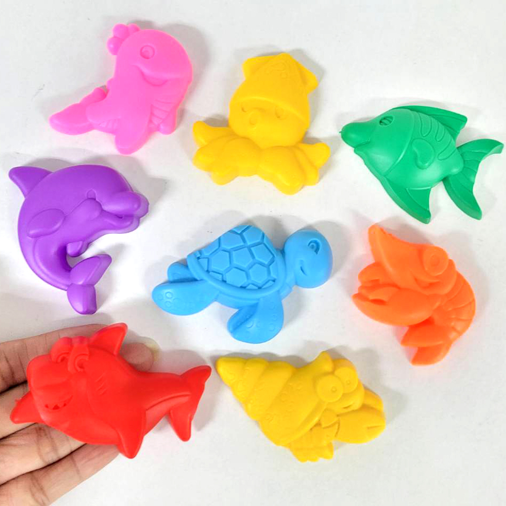 TheBestStation คิดอาร์ต แม่พิมพ์สัตว์ทะเล 8ชิ้น Molds Ocean  play dough SET-OCEAN-KA – โปรปัง