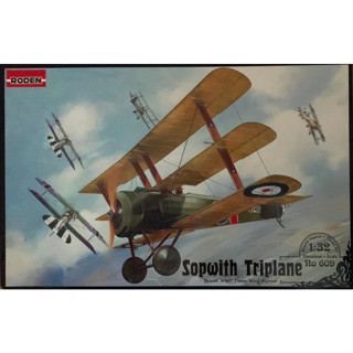 โมเดลประกอบ RODEN 1/32 RO609 SOPWITH TRIPLANE