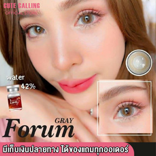 🔥โค้ด INCLZ55 ลด50% 🔥 ลายตัดขอบ ตาโต Forum Gray/Brown