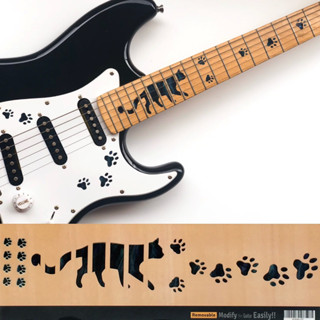 Cat Foot Print Inlay Sticker for Guitar