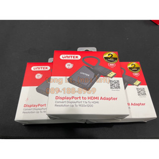 สายแปลง Display Port To HDMI (F) Unitek Y-5118DA