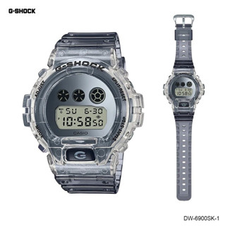 (แท้ประกันCMG) Casio G-Shock นาฬิกาข้อมือกันน้ำ สายเรซิ่น รุ่น DW-6900SK-1DR สีใส