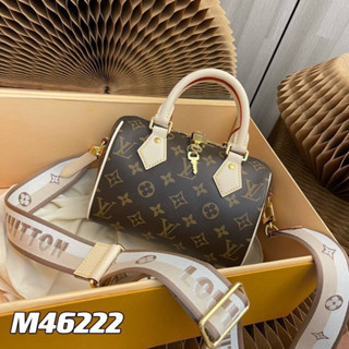 Louis Vuitton speedy  Grad original หนังเเท้ทั้งใบ ดีสุด Size 20CM free box set