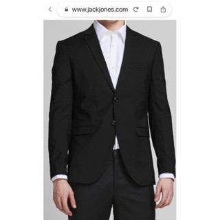 SUIT JACK AND JONES SLIM FIT REFINED BLUE’S สูทผู้ชาย สีดำ แจ็คแอนด์โจน รุ่น สลิมฟิต