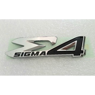 LOGO/โลโก้อักษร ซิกม่าโฟร์ SIGMA 4 สำหรับติดฝาท้าย Toyota Fortuner "พาร์ทแท้"