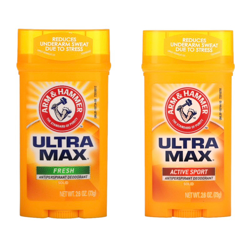 ส่งด่วน 🚛 ล็อตใหม่ exp 2027 โรลออน ระงับกลิ่นกายและระงับเหงื่อ ARM & HAMMER ULTRAMAX Anti-Perspirant Deodorant 2.60 oz