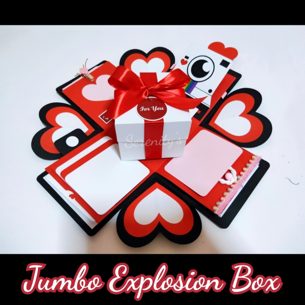กล่องของขวัญไซส์ใหญ่ กล่องระเบิด 5x5"Jumbo Explosion Box