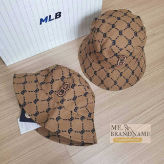 ของแท้ 💯% MLB Monogram Dia Bucket Hat สีน้ำตาล 🤎🤎