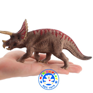 Munich Play - ไดโนเสาร์ Triceratops แถบแดง ขนาด 20.50 CM (จากหาดใหญ่)