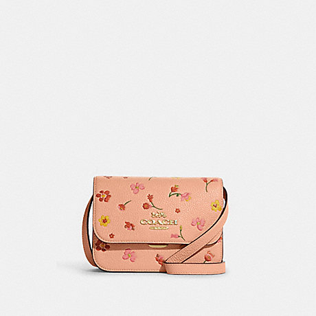 MeBrandOutlet พร้อมส่ง #Coach MINI BRYNN CROSSBODY WITH MYSTICAL FLORAL PRINT (COACH C8692)