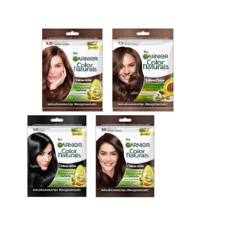 (1ซอง) Garnier Color Naturals การ์นิเย่ คัลเลอร์ แนทเชอรัลส์ ครีมเปลี่ยนสีผม