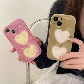 ✨ส่งของขวัญ✨เคสไอโฟน 14 Pro Max 13 12 11 เคส for เคสไอโฟน11 promax รูปหัวใจ 3D พกง่ายๆ iPhone13 การป้องกันการตก Case