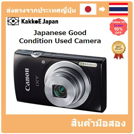 【ญี่ปุ่น กล้องมือสอง】【Japan Used Camera】 Canon Digital Camera IXY 120 Optical 8x Zoom Black IXY120 (BK)