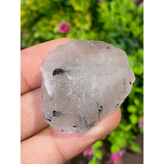 ก้อน ไหมดำ ควอตซ์ แก้วขนเหล็ก Black Rutilated Quartz Rough 112.62 กะรัต Cts. พลอยแท้ อัญมณีมงคลประจําวันเกิด เครื่องประด