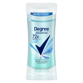 exp.4/24 Degree Women Deodorant Advanced Motion sense 74 g กลิ่น Shower Clean ระงับกลิ่นกาย 72 ช.ม หอมสดชื่น ไม่เหนอะหนะ