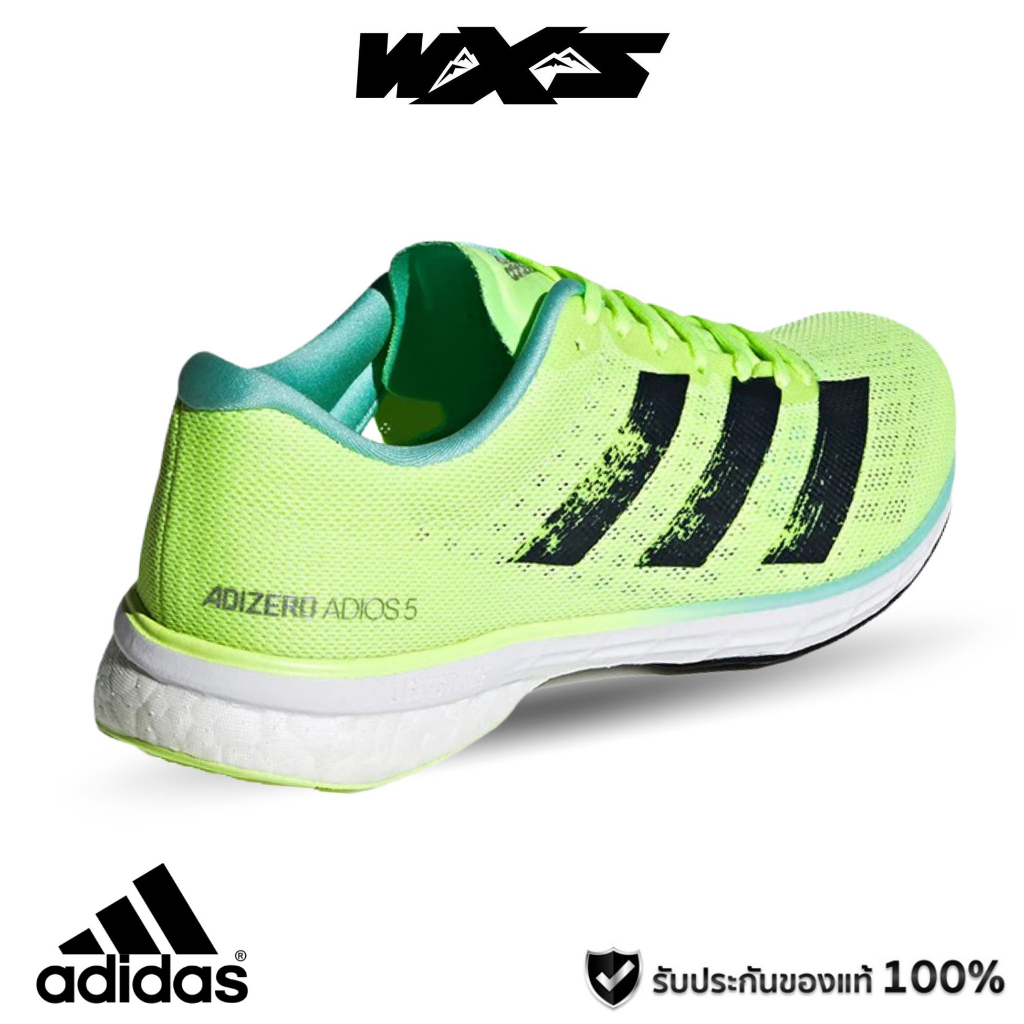 Adidas Adizero Adios 5 Women's Running (H68736)Hi-Res Yellow/Crew Navy/Clear Aqua รองเท้าวิ่งผู้หญิง