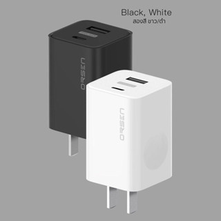 Eloop C6 GaN Super Charge Adapter หัวชาร์จเร็ว PD 45W l QC 4.0 l 2 Port Output