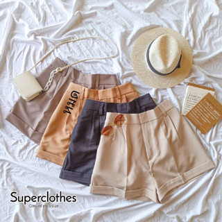 Debra Shortpants 🧺👩🏻‍🦰🥯 ขาสั้นสุดหรู ทรง2จีบทวิส