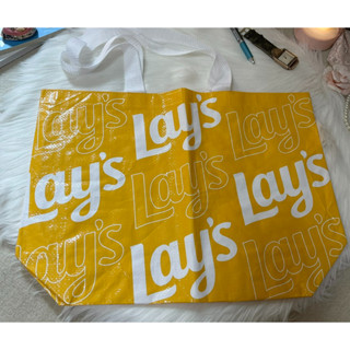 กระเป๋ากระสอบ Shopping bag สีเหลืองสดใส ใช้สำหรับใส่ของใช้อเนกประสงค์ หรือใช้เป็นกระเป๋าช้อปปิ้ง ใส่ของสะดวกสบาย