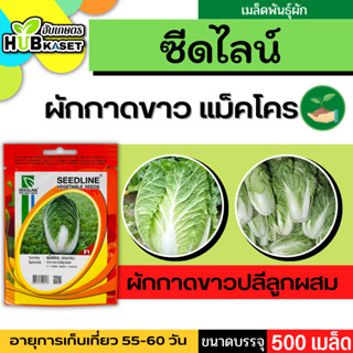 ซีดไลน์ 🇹🇭 ผักกาดขาวปลีลูกผสม แม็คโคร ขนาดบรรจุประมาณ 500 เมล็ด อายุเก็บเกี่ยว 55-60 วัน