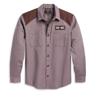 เสื้อเชิ้ตแขนยาวผู้ชายลิขสิทธิ์แท้จาก Harley Davidson 96369-23VM