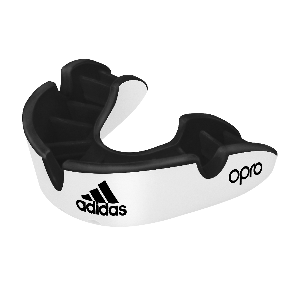 ฟันยาง adidas X OPRO®️ - Silver Mouth Guard (ขาว/ดำ หรือ ดำ/แดง) - Made in UK🇬🇧