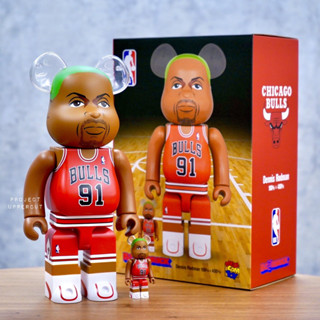 BE@RBRICK 400%+100% NBA - Dennis Rodman (Chicago Bulls) [New]