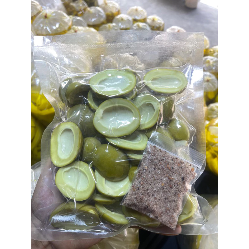 มะม่วงเบาใต้ดองสามรส 300 กรัมแถมฟรีพริกเกลือ พร้อมส่งของทุกวัน