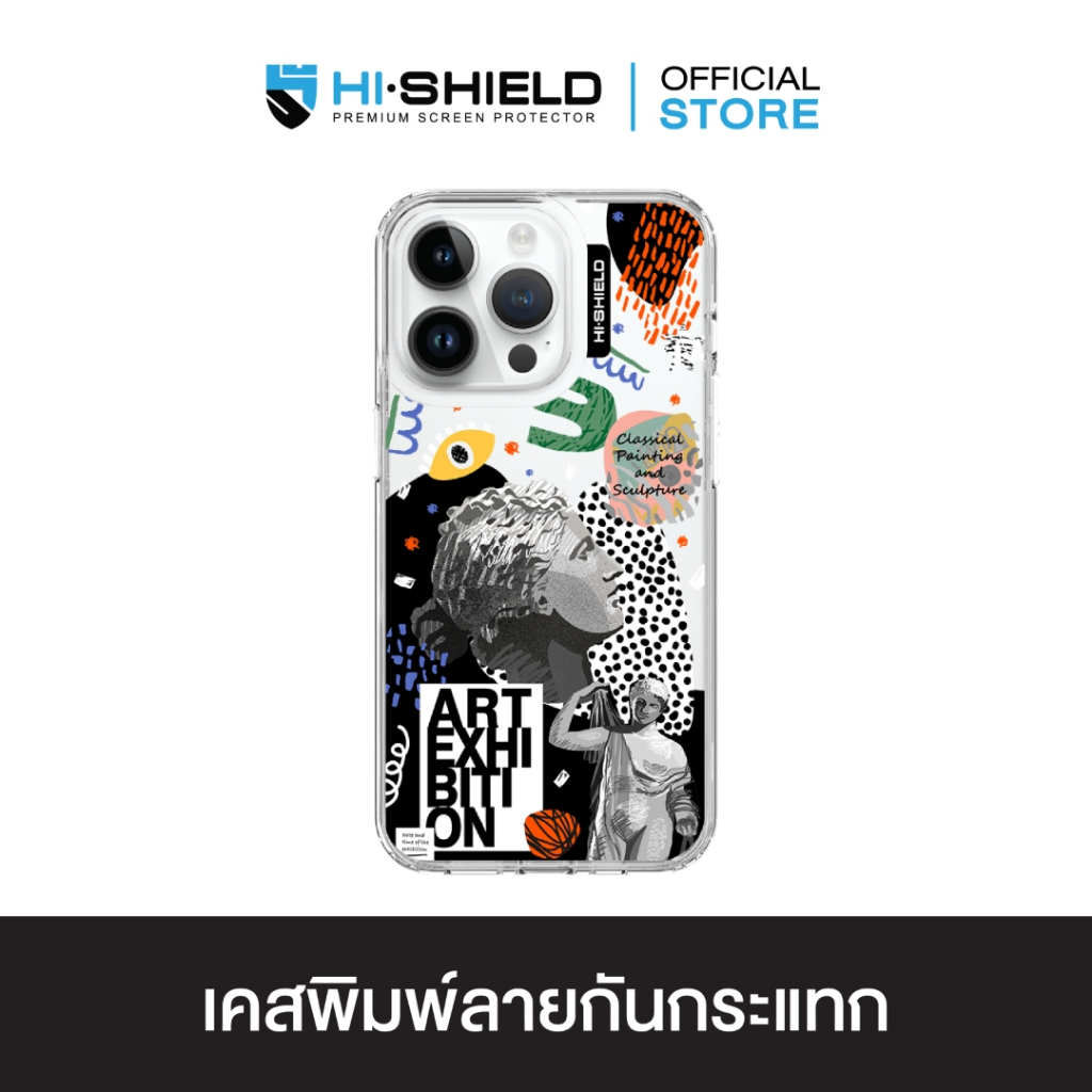HI-SHIELD เคสใสกันกระแทก iPhone รุ่น Greek1 [เคส iPhone15][เคส iPhone14][เคส iPhone13]