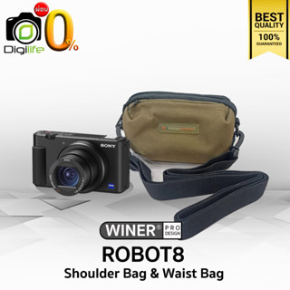 Winer Bag Robot8 Brown ( Shoulder Bag &amp; Waist Bag ) กระเป๋ากล้อง กระเป๋าสะพาย คาดเอวได้